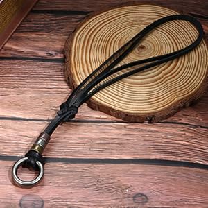 FASACCO 8pcs Feather Necklace for Men Women Brown Black Cord Necklace Tribal Arrow Wolf Tooth Feather Pendant Statement Necklace for Men Women