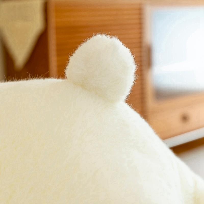 Cute Panda Bear Pillow Large Polar Stuffed Animal Plush Toy Soft Hugging Body Pillow Brown Bear Plush Pillow Weighted Plush Animals Toy for Adults Kids Boys Girls Birthday Gift Soft Huggable