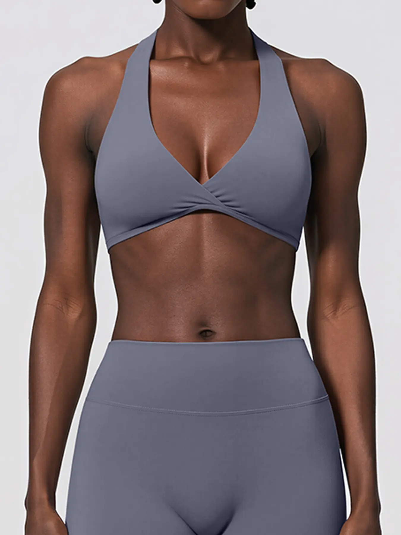 Creamy Feel Sports Bra New Design, Adjustable Halter Backless, 3D Drop Sensation, Running Fitness Yoga Bra, Comfortable and Stylish