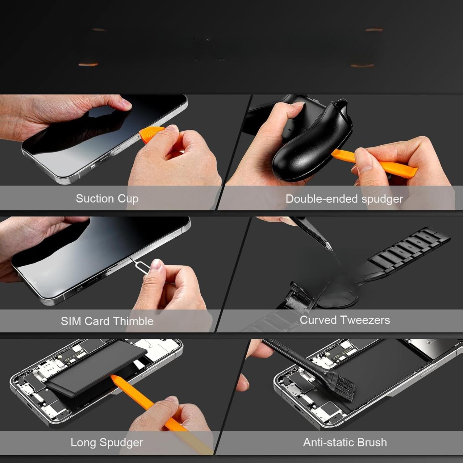 S2 Steel 38Pcs Small Precision Screwdrivers Set with Torx, T5, T6, T8 for Mac, PC, Laptop, iPhone, PS4, PS5, Xbox, Switch - Mini Repair Tool Kit