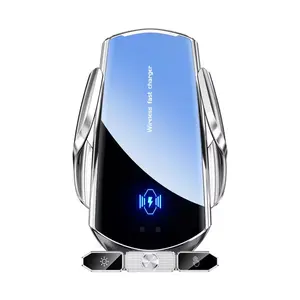 15W Fast Charging Magnetic Car Phone Holder, Type-C Detachable Wireless Charger Air Vent Navigation Bracket