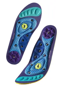Magnetic Insole Arch Support, Shock Absorption, Blood Circulation Aid, Fatigue Relief, Sporty Print Design, All-Season Use