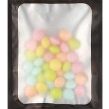 100 Pack Resealable Mylar Bags 4 x 6 Inch Smell Proof Bags with Clear Window Foil Pouch Bag Flat Bag Matte Black