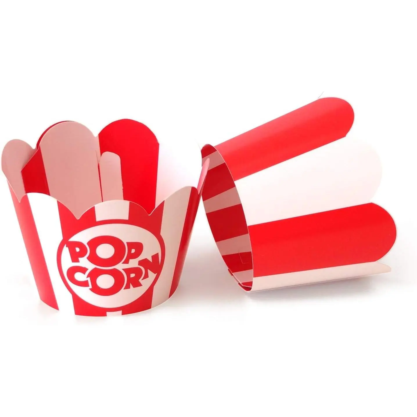 Popcorn Cupcake Wrappers & Holders, 48 Count –