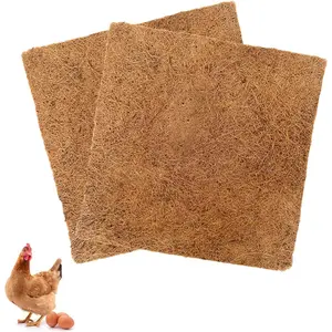 2 Pack Nest Box Pads Laying Hen Nesting Pads Brooder Pads Liners Excelsior Chicken Bedding for Chicks Chicken Nesting Boxes Laying Eggs  Nesting Box Ducks Poultry Birds