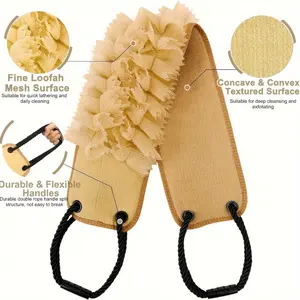 1pc 36.4inch Long Strip Back Scrubber Towel for Home Use, Dual-purpose Labe Strip Bath Back Scrubber Tool