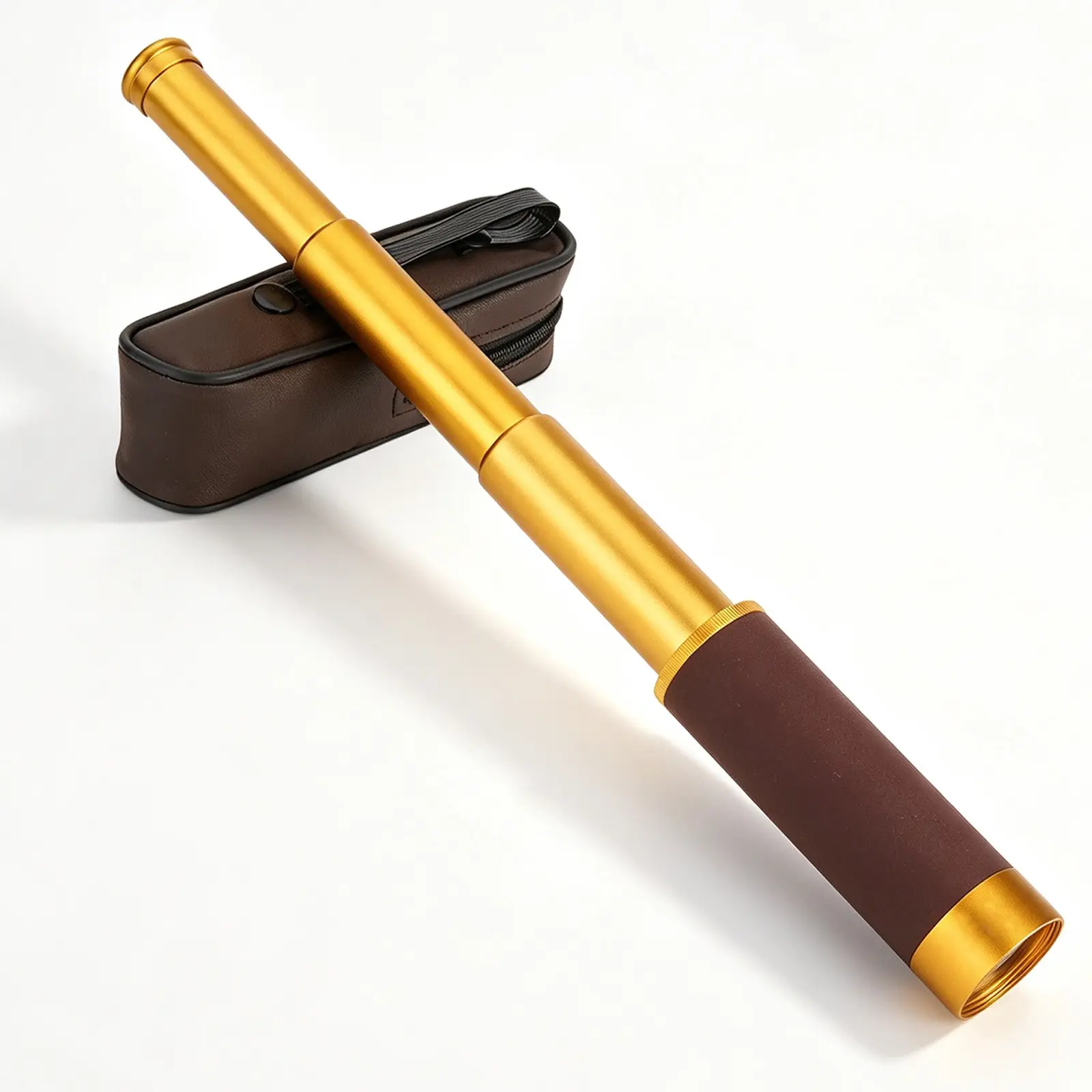 Vintage Brass Telescope 25X Magnification | Retro Monocular Spyglass for Sports Events, Concerts, Theater & Travel | MAGNIDOG | Outdoor Monocular Telescopes