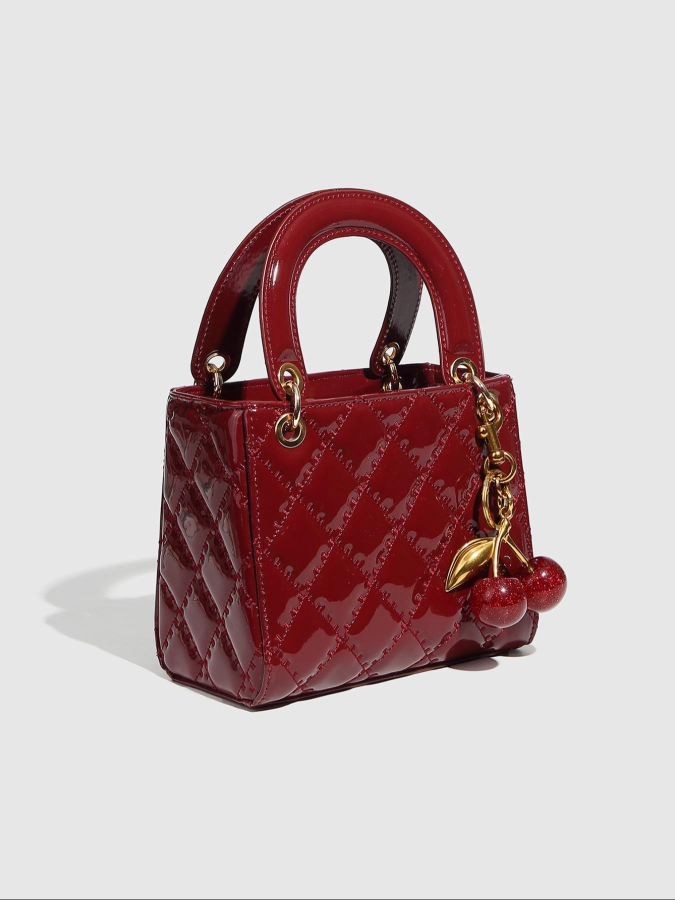 Women's Fashionable Solid Color Quilted Handbag, Casual PU Leather Crossbody Bag for Daily Used, Trendy Versatile High-quality Daily Commuting Bag