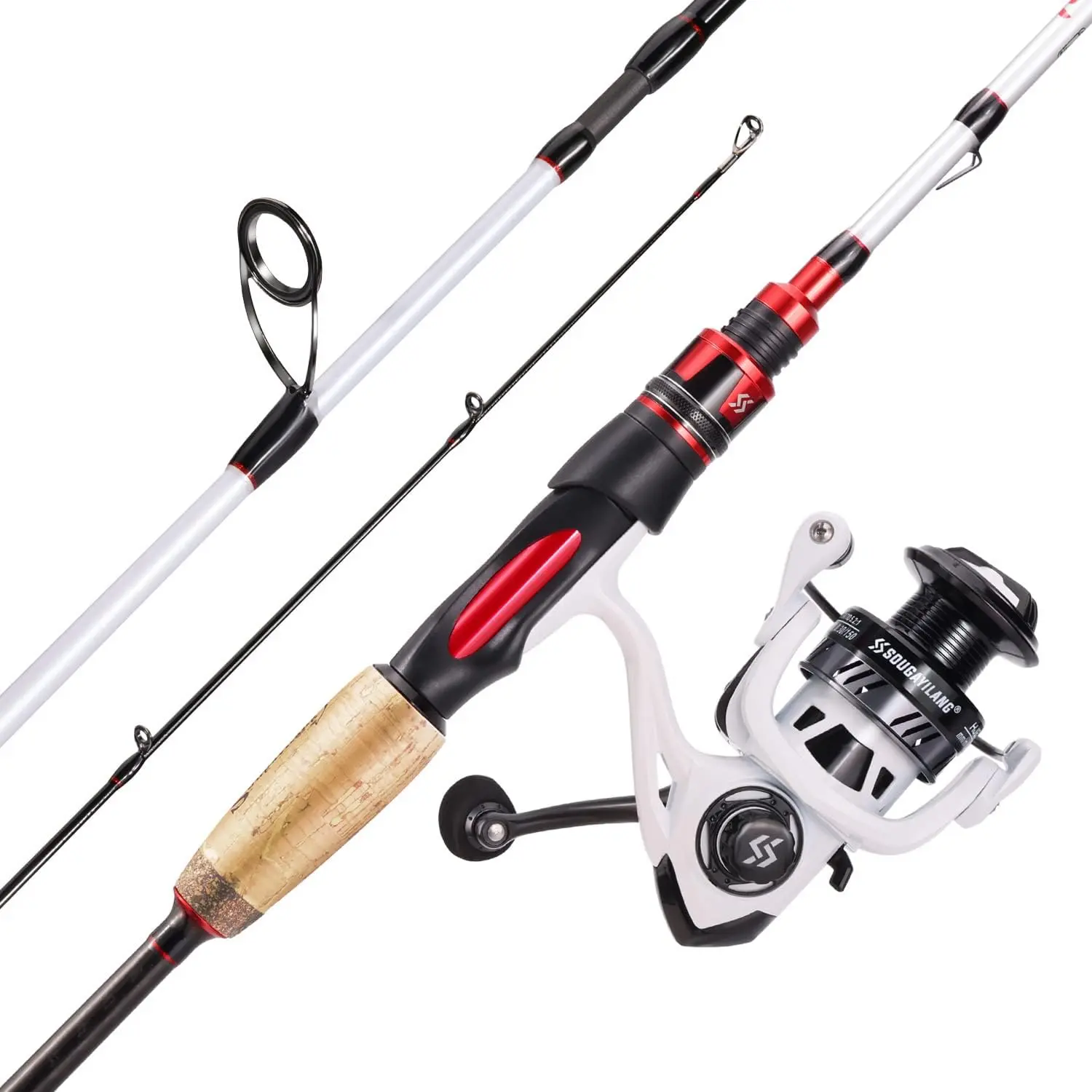 Sougayilang Spinning Combo, Medium Heavy Pole and 2000 Spinning Reel Set, Rod and Reel Commbo for Bass