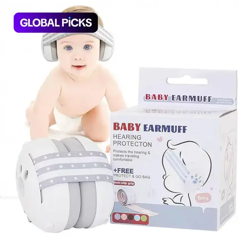 Baby Ear Muffs Noise Protection for Newborn Babies Toddlers up to 36 Months Infant Noise Cancelling Headphones Against Hearing Damage Improves Sleep Baby Airplane Essentials Gift #GLOBAL PICKS