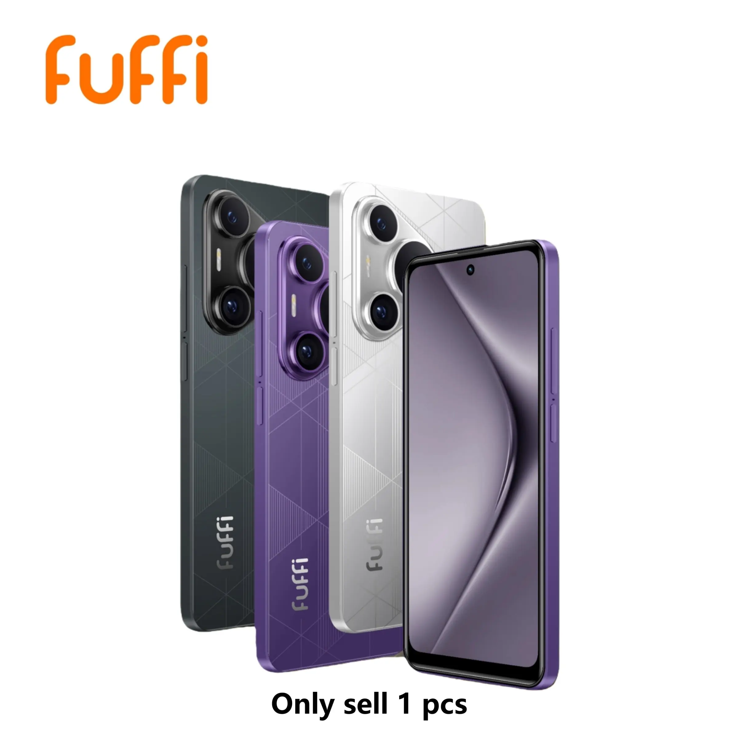 Fuffi Smart Phone, 6.56-Inch HD Screen, 4GB RAM 32GB ROM, 4G network, Dual Sim, 5mp+13mp Camera, 3100mah Battery, Android Os, Quad-Core Processor
