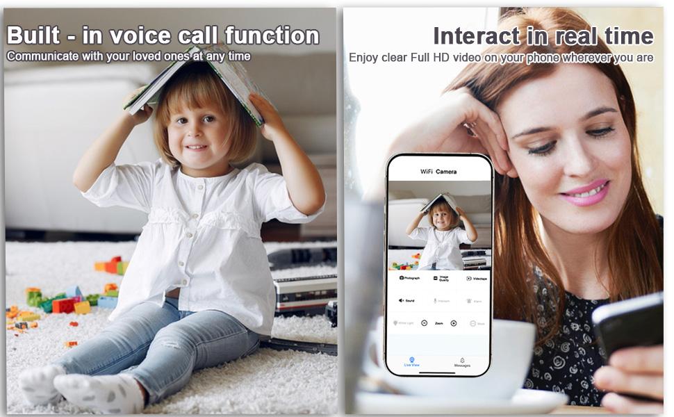 Hidden Camera with Audio/Video Mini Small Spy Cameras for Home Indoor Use Cam Night Vision and Motion Detection Baby Monitor Wireless Outdoor Nanny espias ocultas 360° WiFi Security Secret 2 clock wifi micro bedroom pequeñas surveillance