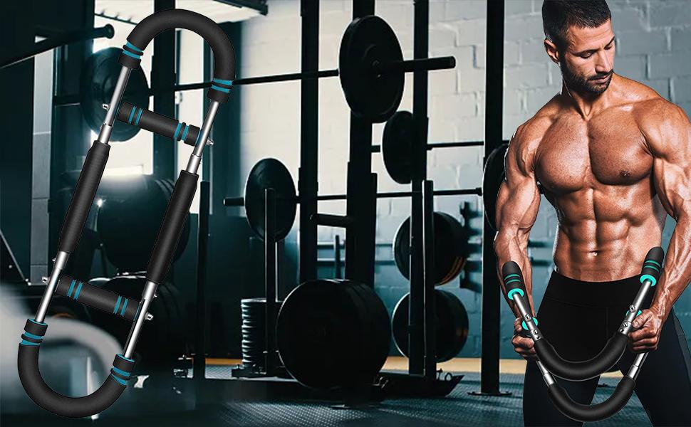 Twister Arm Trainer, 40-100lb Adjustable Chest Workout Equipment, Arm Trainer, Twister Arm Trainer, Detachable Design Fitness Anywhere, Keep Strong