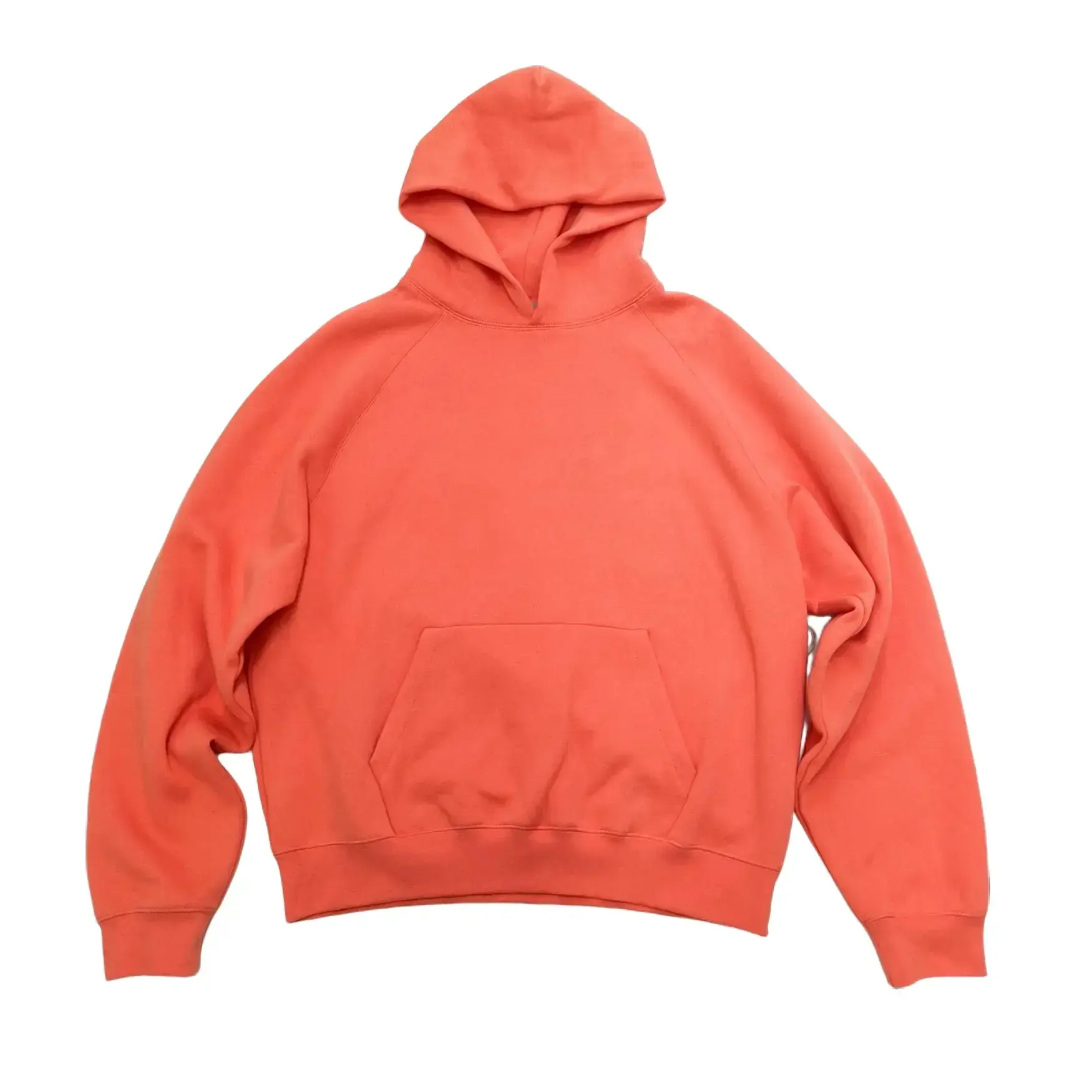 2023 Coral Oversized Hoodie Unisex Loose Fit Pullover Sweatshirt for Men Women | Casual Streetwear Basic Hooded Sweatshirt for All Seasons Kangaroo Pocket