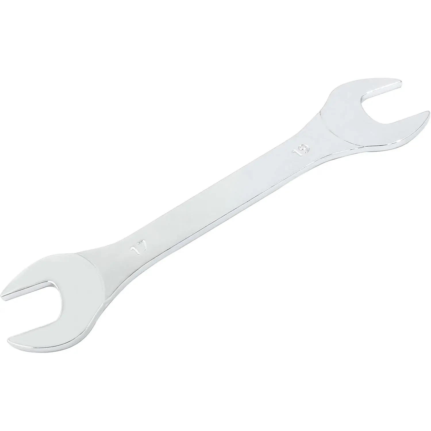 17mm x 19mm Open End Wrench, Thin Metric Chrome Plated Steel Wrench | General Repairs Household Maintenance