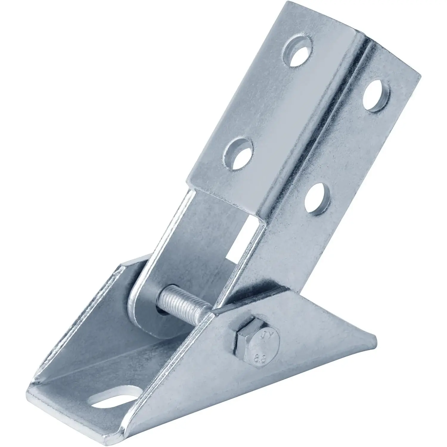 Adjustable angle bracket, suitable for bracket slots of 1-5/8" size, with a thickness of 3/16"| Heavy-duty support frame hardware