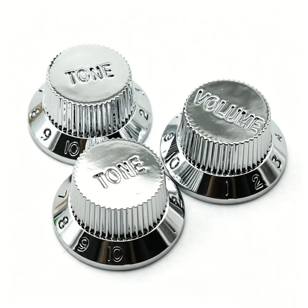1 Set ( 3 Pieces ) Colorful Electric Guitar Plastic Control Knobs DIY Guitar Parts Tone Volume Knob Guitar Accessories