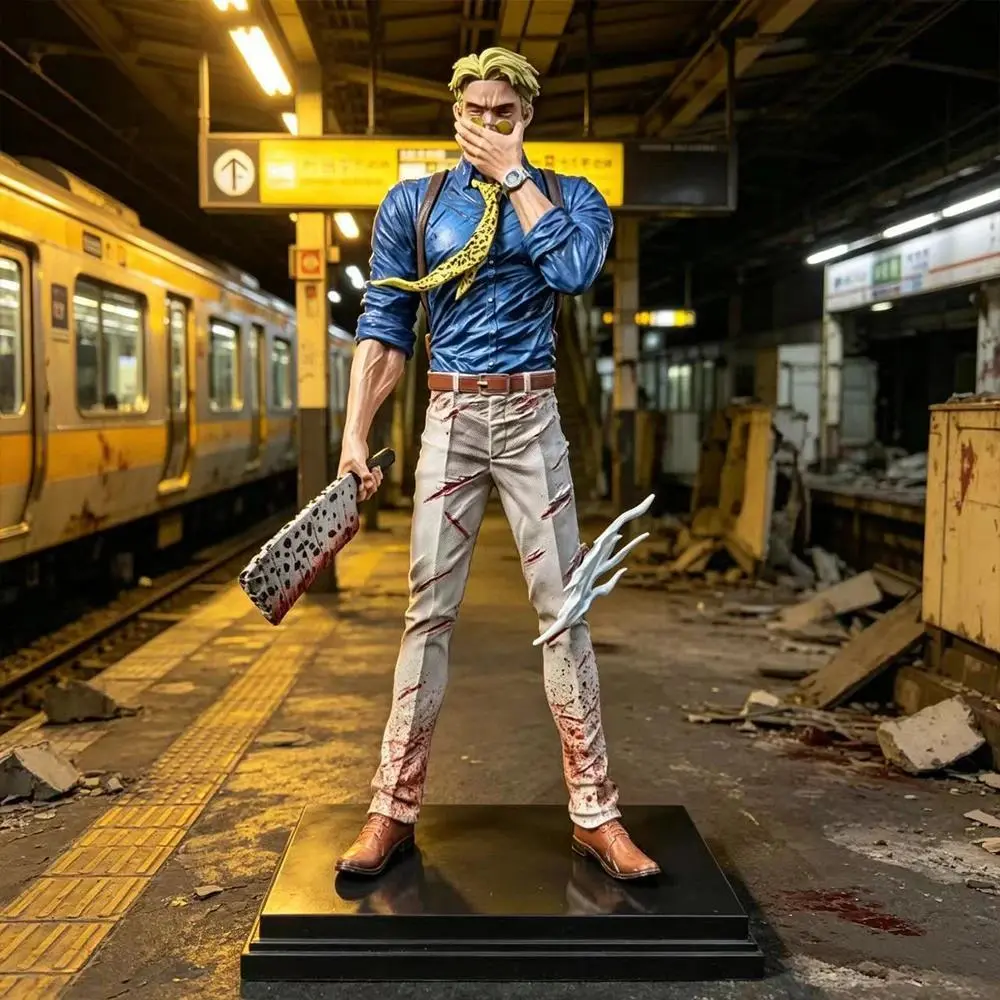 Jujutsu Kaisen Nanami Kento Figure Bloody Battle Version Pvc Anime Statue Model Desk Decoration Ornament Birthday Gift for Fans