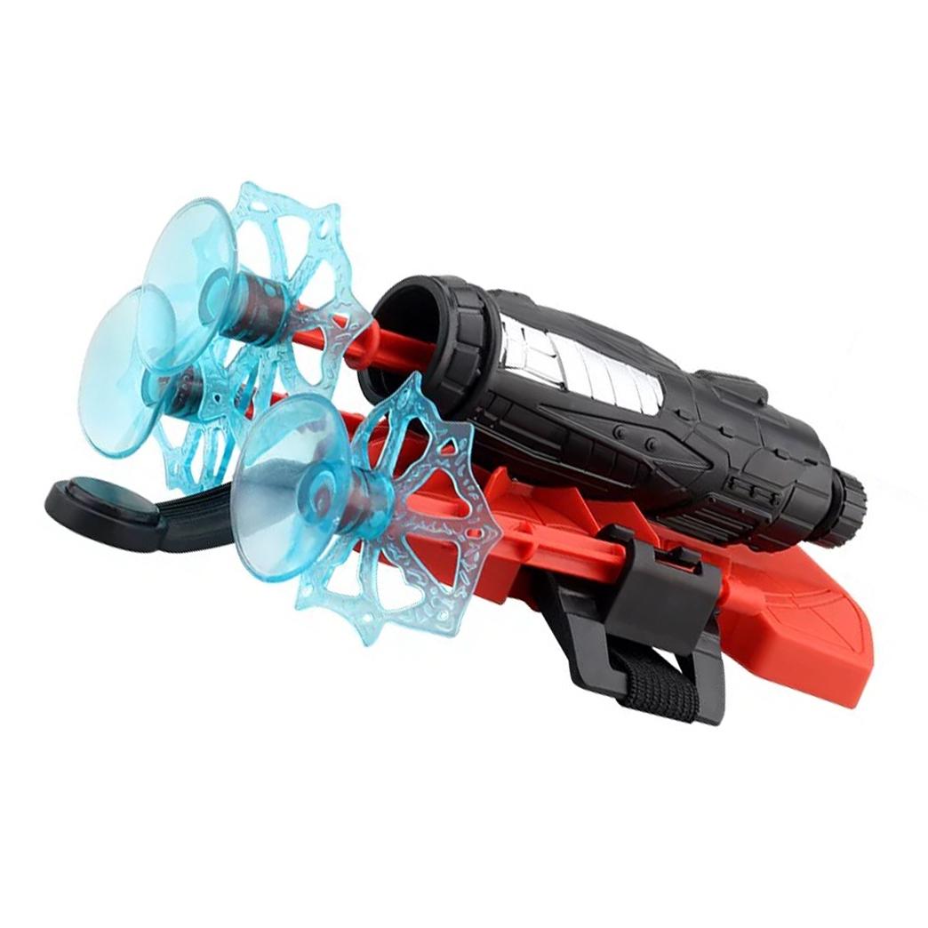 Kids Spider Web Launcher & Doll Launcher Set 1 Set Rubber Band Bracelet Shooter Toy Educational Fun Simulation Game for Boys Girls Outdoor Play Gift