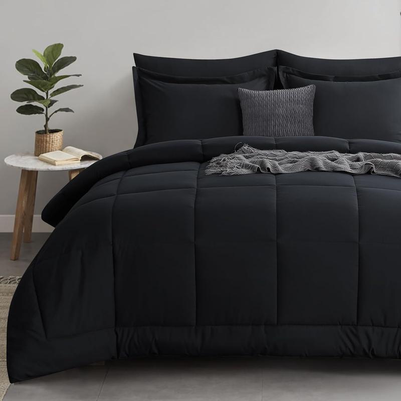 Lightweight 200 Gsm All-Season Cozy Chic Blanket, Ultra Soft Hypoallergenic Microfiber Filling, Ideal Home Bedding for Year-Round Use