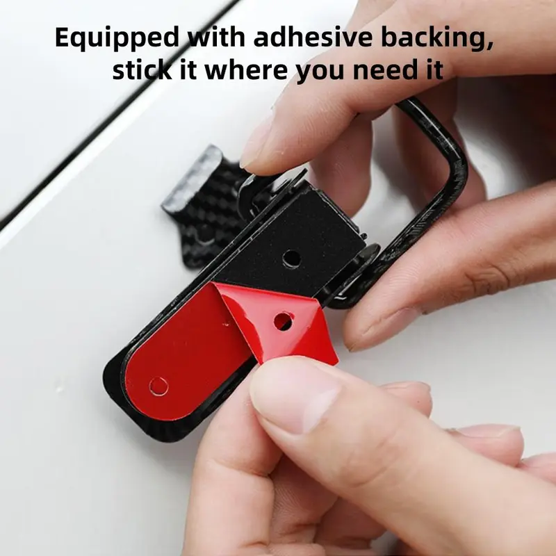 Car Bumper Gap Hook Lock Clips, No-Drilling Universal Front and Rear Pole Fixing Bumper Retainer Clip Kit Accessories with Easy Installation Durable Design Car Accessory