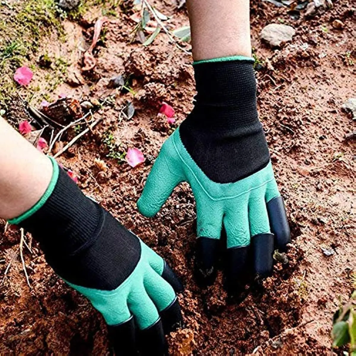 Garden Claw Gloves for Planting, Anti-Prick Waterproof Digging Gloves, Non-Slip Durable Gardening Tools, Labor Protection Gear