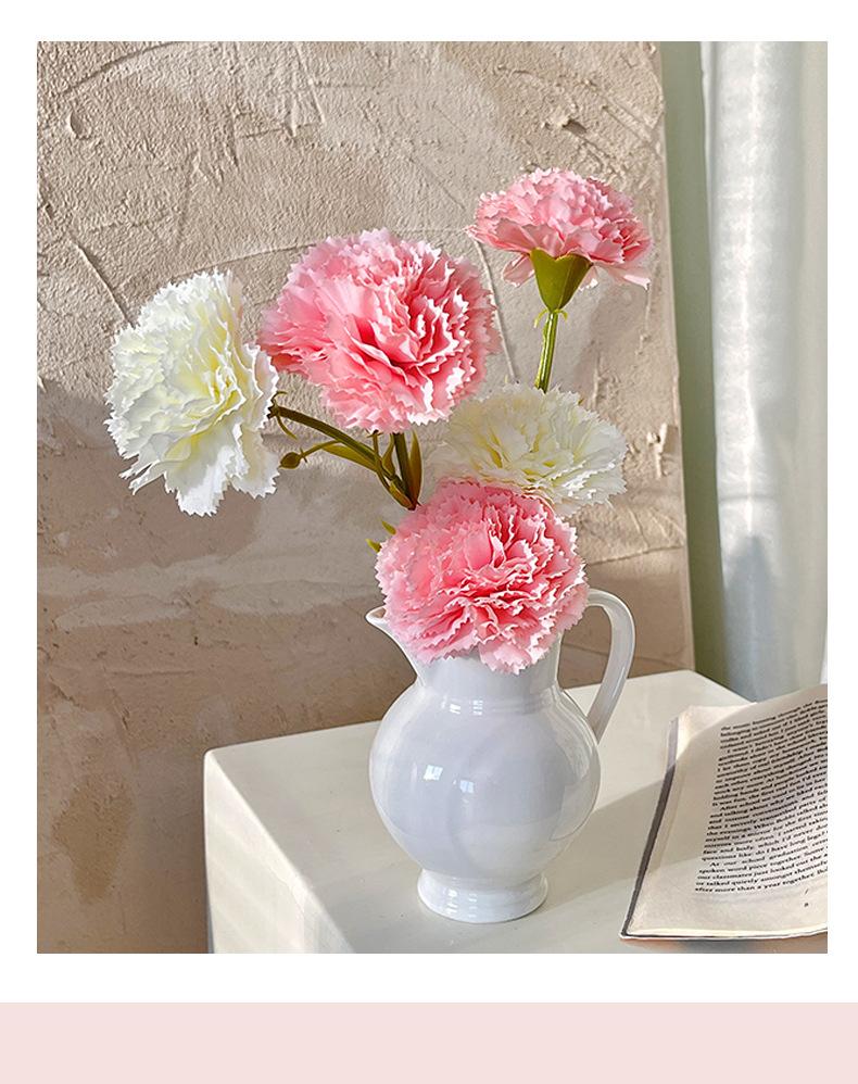 Artificial carnations, fake flowers for Mother's Day, Teacher's Day, room, bedroom, living room decoration, floral ornaments, photo props