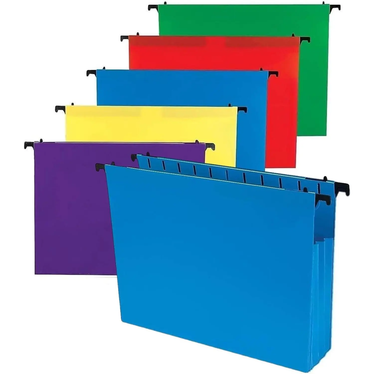 Poly Expanding  File Folders Letter Size,  File Pocket, File Cabinet Dividers, , 5/Pack