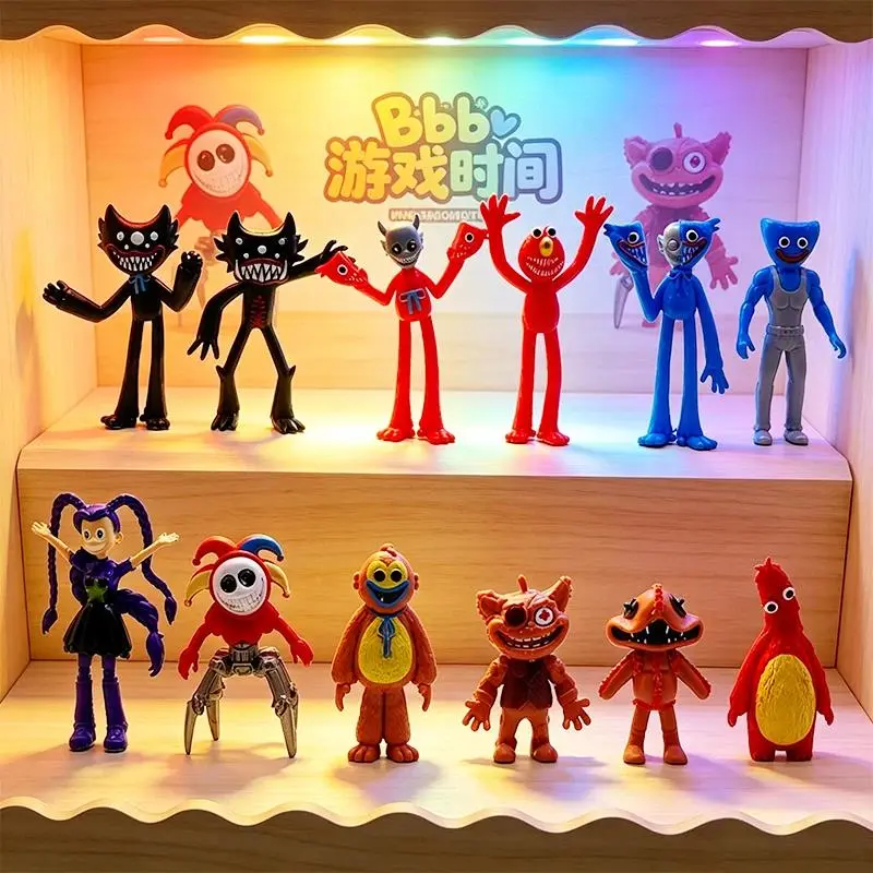 2026 New Prototype Playtimes Poppy Playtimes Giblet Chum Chompkins Horror Game Figure Model Cute Anime Peripherals Plush
