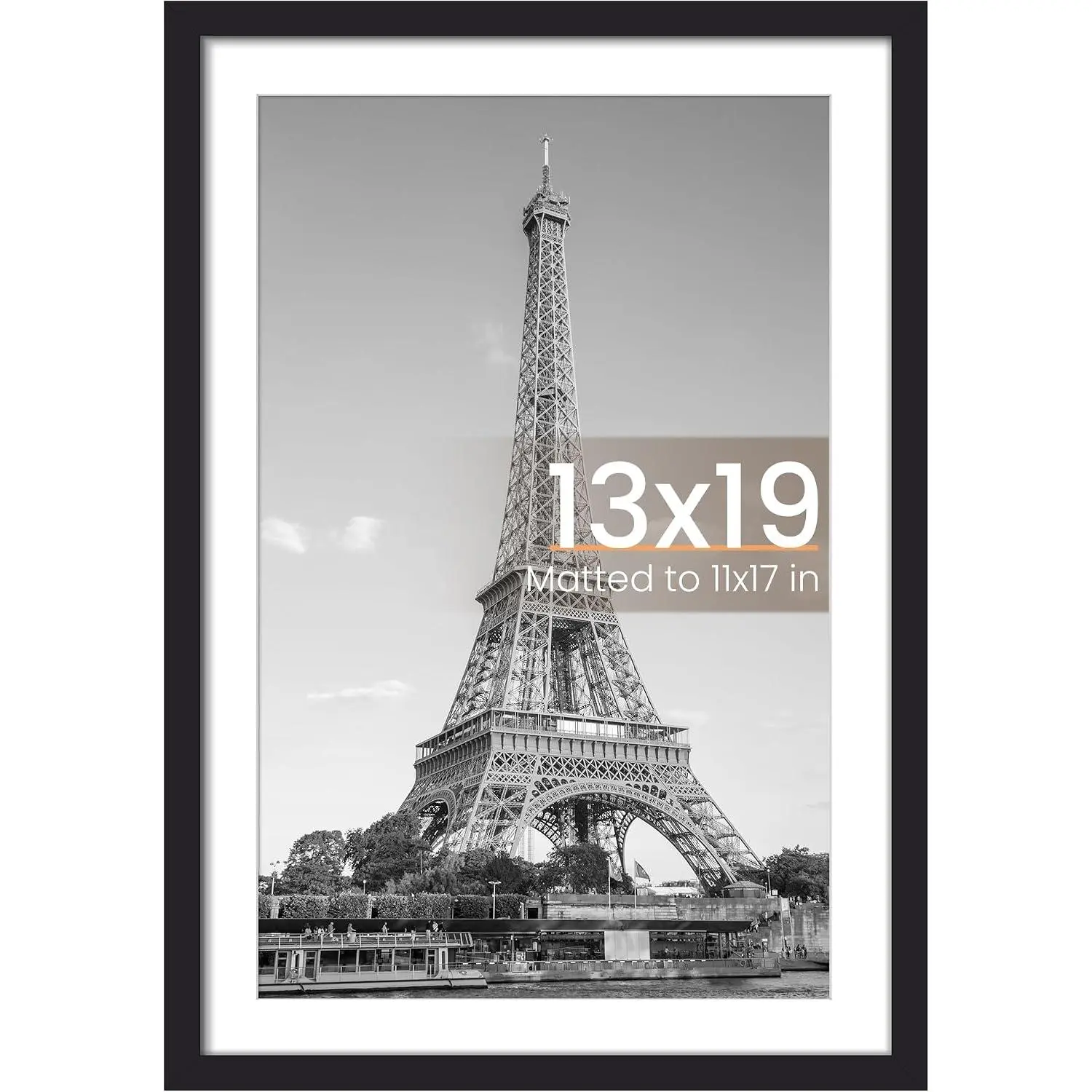 13x19 Picture Frame, Wall Decor Poster Frames, Black 1 Pack