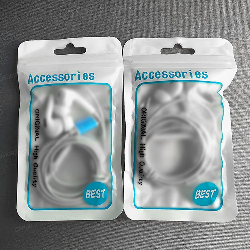 Wired Noise Reduction Earphones Original Headphones for Apple IPhone 16 15 Pro Max 14 13 12 11 USB-C Lightning Wired Earphones X XS XR 6 7 8 Plus in-Ear Earbuds Audio Headset 3.5Mm Electronic