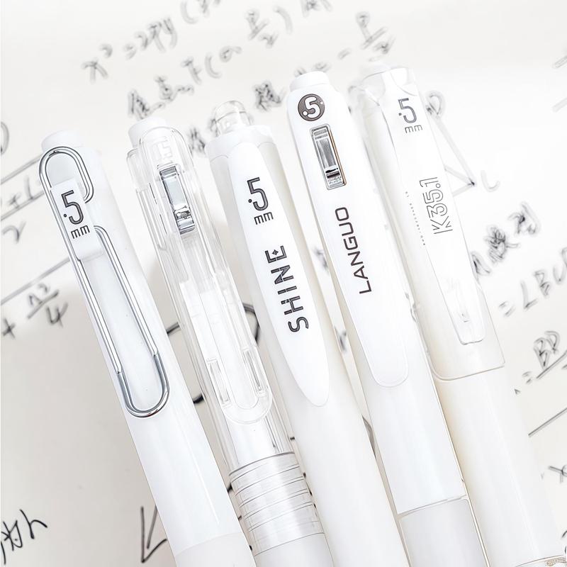 Gel Pen Set,  1 Set  Quick Dry Ink Pen, Aesthetic Retractable Pen, Smooth Writing Pen, Retractable Gel Pens for Writing, Journaling, School, Office