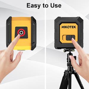 100 Feet Self-Leveling Green Beam Horizontal and Vertical-Line for Home Decoration, Battery Included (NK01G With 47 inch Tripod)