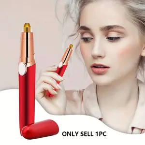 Women's Electric Brow Trimmer, Eyebrow Trimmer, USB Rechargeable, Multi-Functional for Brows, Nose, Lips, Full Face Care, Ideal for Beginners
