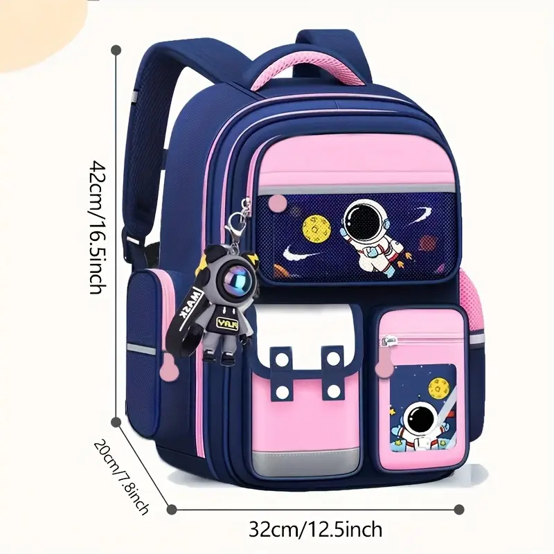 Latest Astronaut-Themed Backpack, Lightweight And Durable with Multiple Pockets - Laptop Compartment, Casual Easy Large Capacity Bag, Suitable for Travel And School, Perfect Back-To-School Gift, School Bag