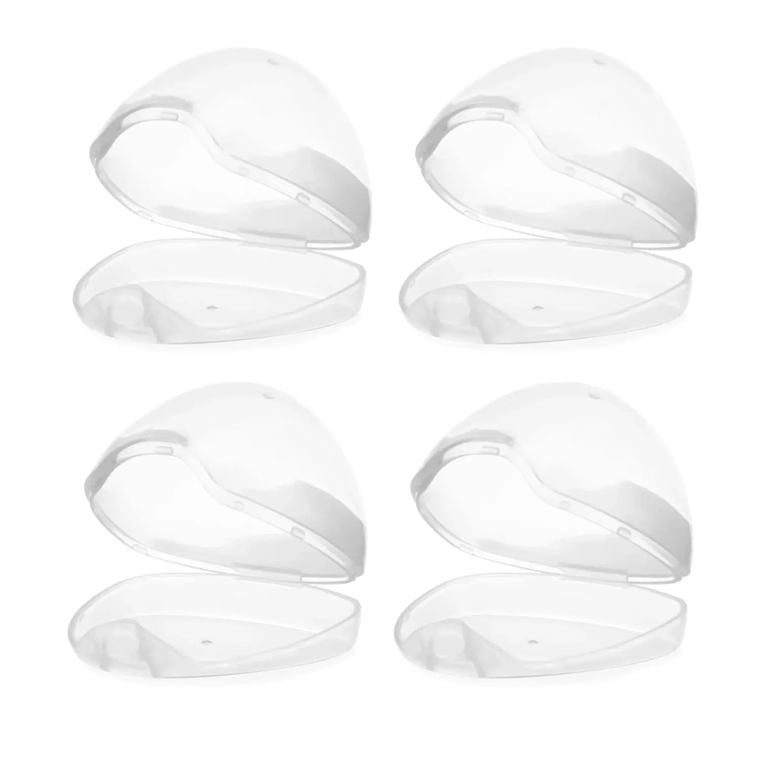 4 Pack Baby Pacifier Holder Case for Diaper Bag, Binky Pacifier Cover Pouch Organizer, Travel Universal Accessories, BPA Free(Gift)