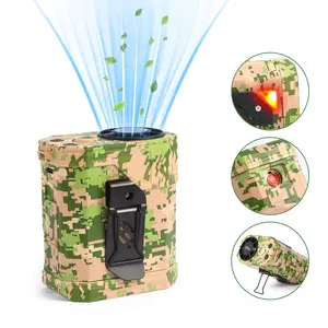 Waist-hung Portable Fan with Lighter & Night Light High Speed Long Battery Life Handheld Mini Cooling Device