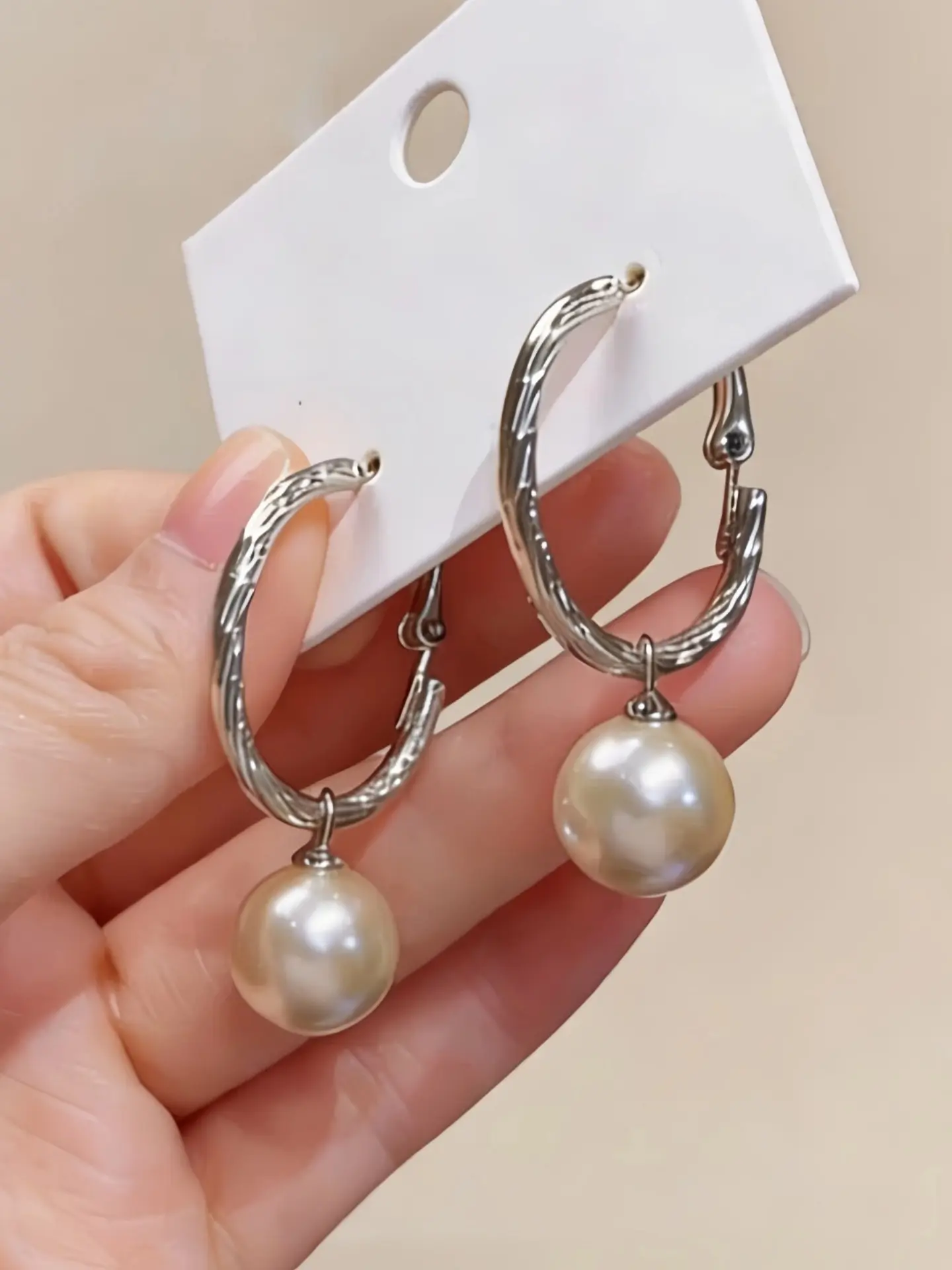 Elegant Pearl Drop Earrings for Women, Unique Design Studs, Versatile Fashion Jewelry, High-Quality Ear Accessories
