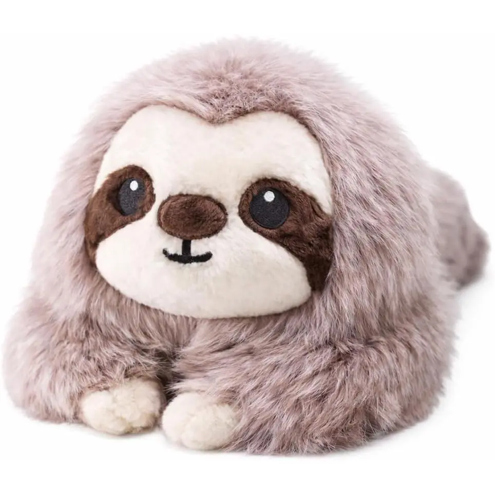 24" | 5 Pounds Sloth Weighted Stuffed Animals with Removable Unscented Microwavable Pouch, Cute Coolable Warmable Weighted Plush Gift for Kids & Adults
