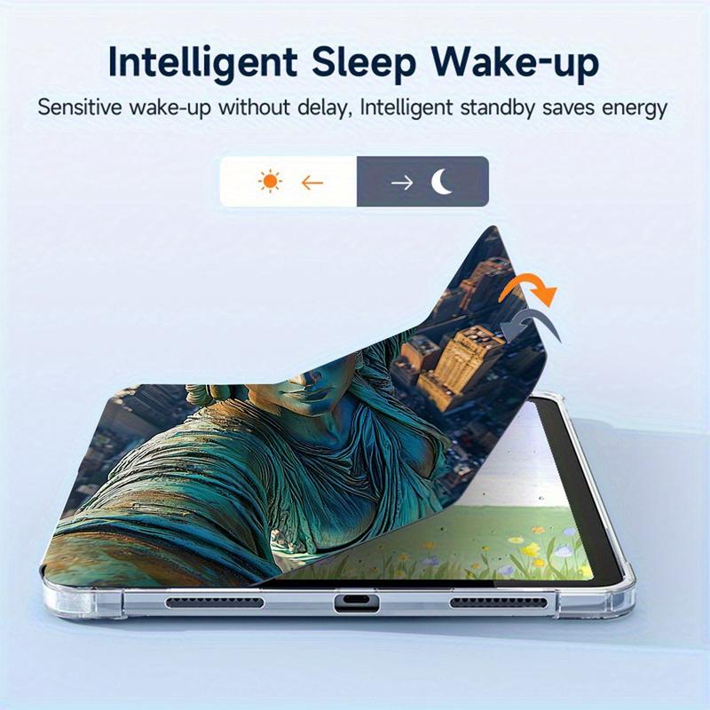 Figure of a Deity Slim, Collapsible for ipad Cover for Ipad 10.9/10.2/Air4/5/Pro11/10.2Th/12.9/9.7