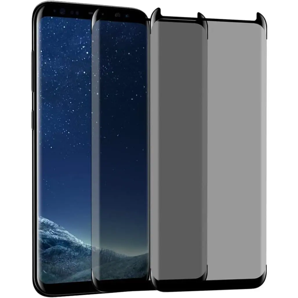 2 count Galaxy S9 Plus Tempered Glass  Screen Protector