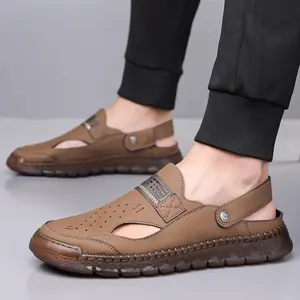 BDHJYDB New Summer Men's Hollow-Out Clogs with Breathable Soft Soles, Versatile for Daily Wear and All Occasions, Suitable for Holidays.Features a Cushioned and Comfortable Insole with a Wear-Resistant Outsole, Ideal for Hiking, Beach, and Summer Adventu