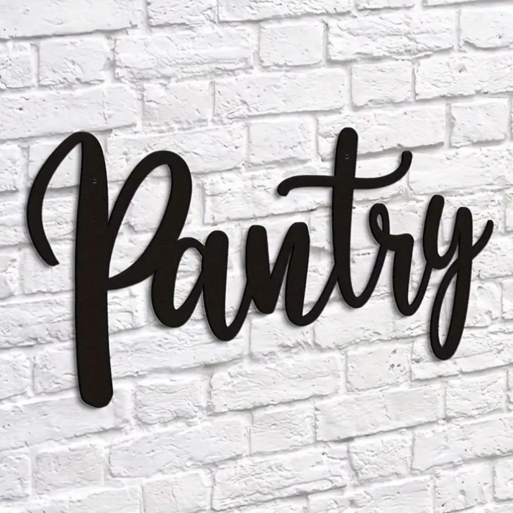 CIFbuy Metal Baked Paint Pantry Sign Wall Art Modern Kitchen Pantry Decor (TikTok, temu pickup)