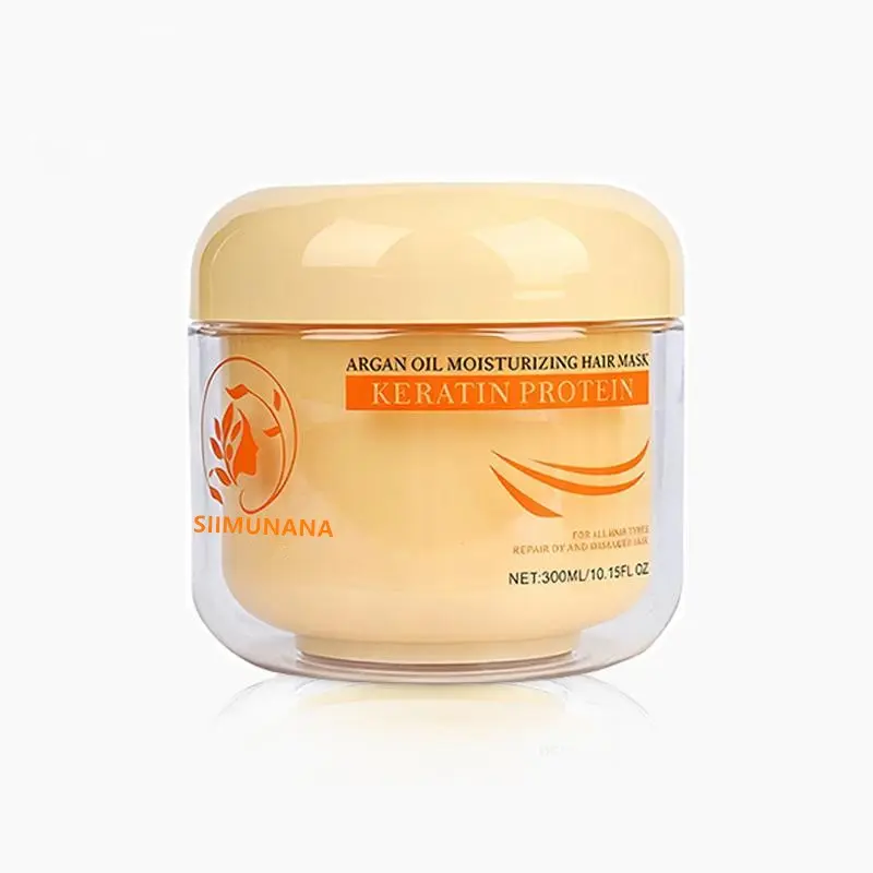 Aomimegel Simple Clean Hydrating Hair Mask with Collagen & Argan Oil - Gentle Deep Conditioning Treatment for Hair & Scalp Care hair collagen hair mask Silicone-Free Keratin Anti-Frizz, Anti Frizz Formula, Alcohol-Free Nourishing Moisturizing Hydration