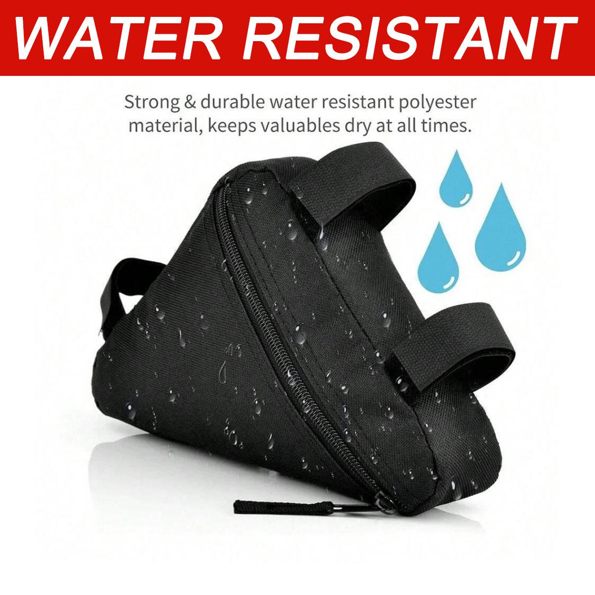 Mountain Bike Triangular Bag Bicycle Front Frame Handle Handbag Phone Bag Flashlight Bag Road Bike Triangular Bag Waterproof Bag