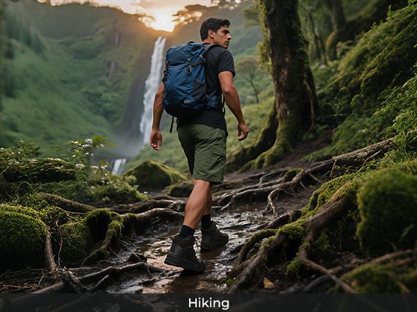 NORTIV 8 Men's Armadillo 3.0 Waterproof PRO Hiking Boots Outdoor Lightweight Non-Slip Arch Support Trekking Camping Ankle Boots All Seasons