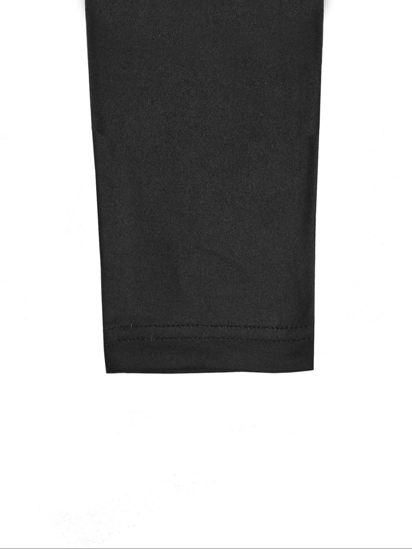 Two-piece Set Women's Colorblock Round Neck Tee & Plain Skinny Pants, Casual Long Sleeve Fitted T-shirt & Trousers for Fall & Winter, Women's Clothes for Daily Wear, Outfit, Womenswear