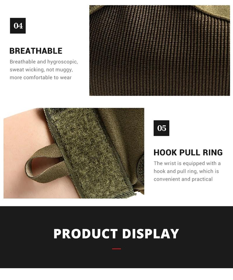 Outdoor Hunting Camping Protective GlovesTactical Fighting BoxingGloves Mountaineering Gloves Wilderness Survival Equipment