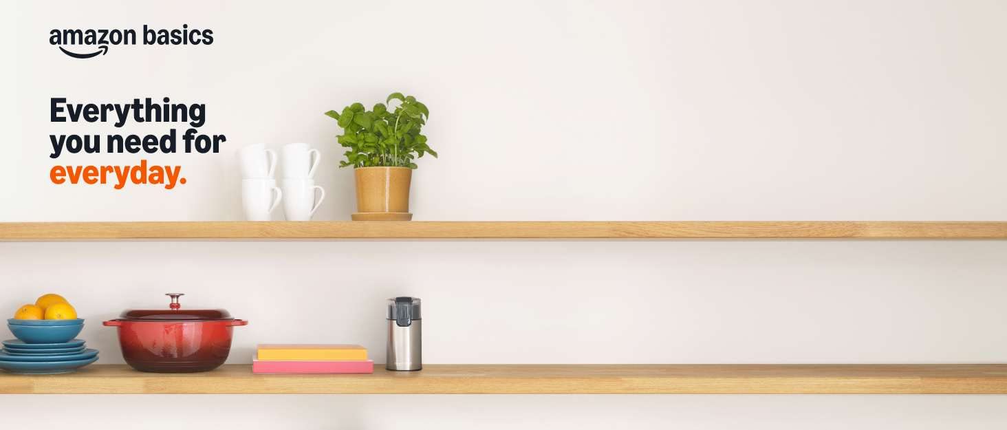 Stackable Metal Kitchen Storage Shelves for Dishes, 12.5" L x 8" D x 4.5" H, a Set of 2, White