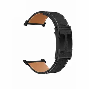 Magnetic Leather H-Clasp Strap for Apple Watch 8/9/10, Smart Iwatch Ultra2 Band, Unisex, No Watch Included, Durable & Stylish, Smart Watch Accessories